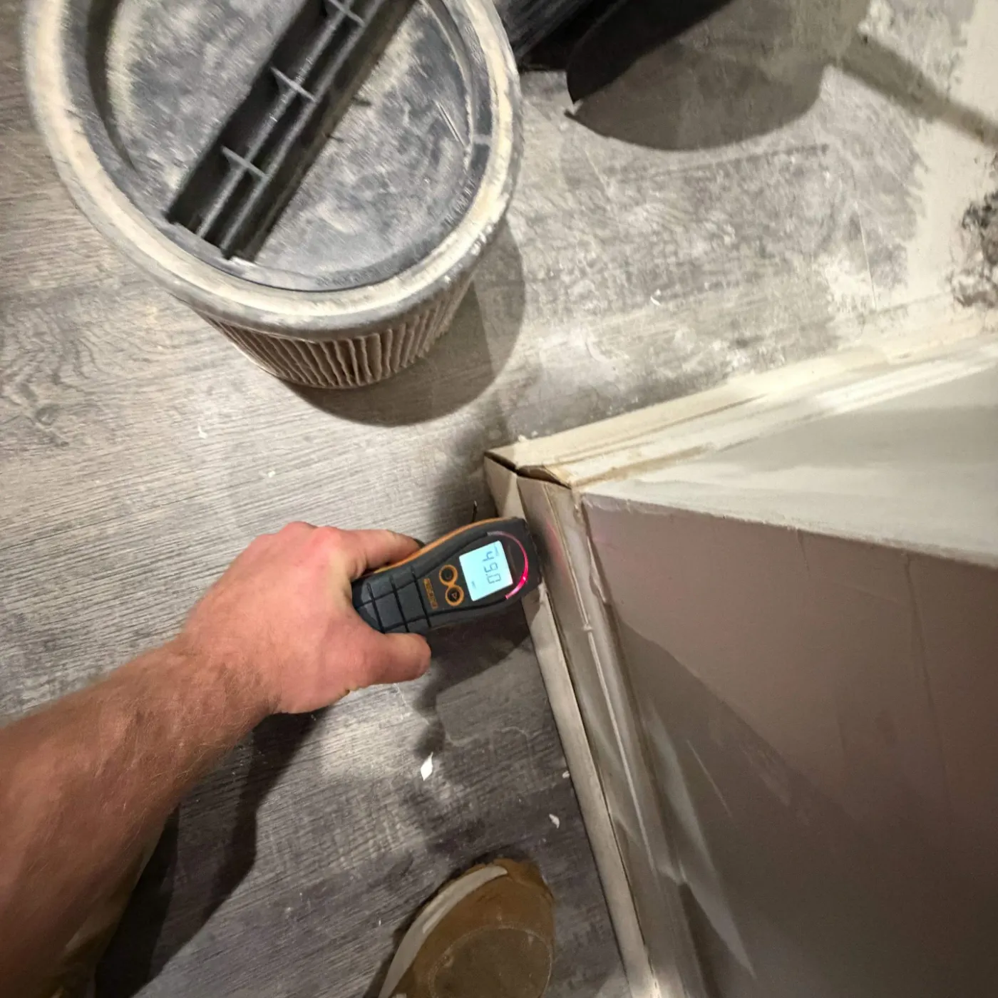 Documented moisture readings in Delaware County, IN